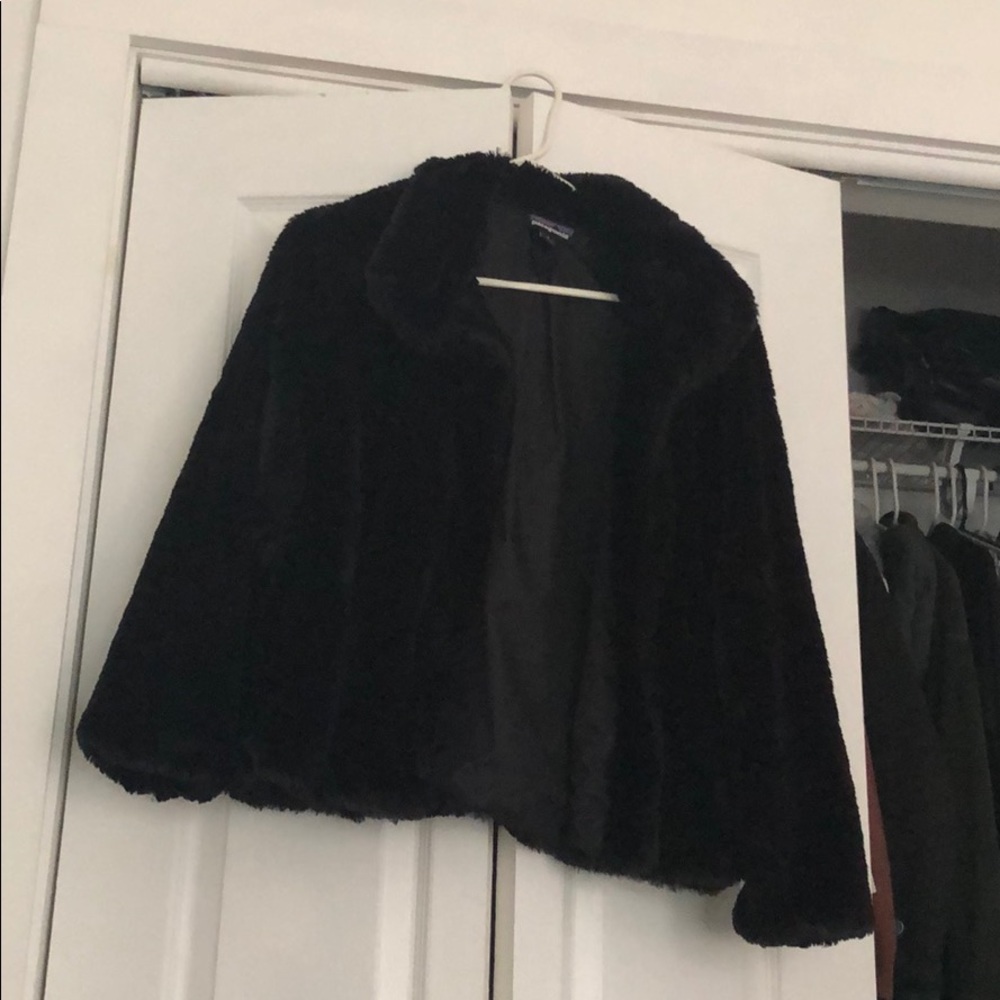 Patagonia faux fur coat